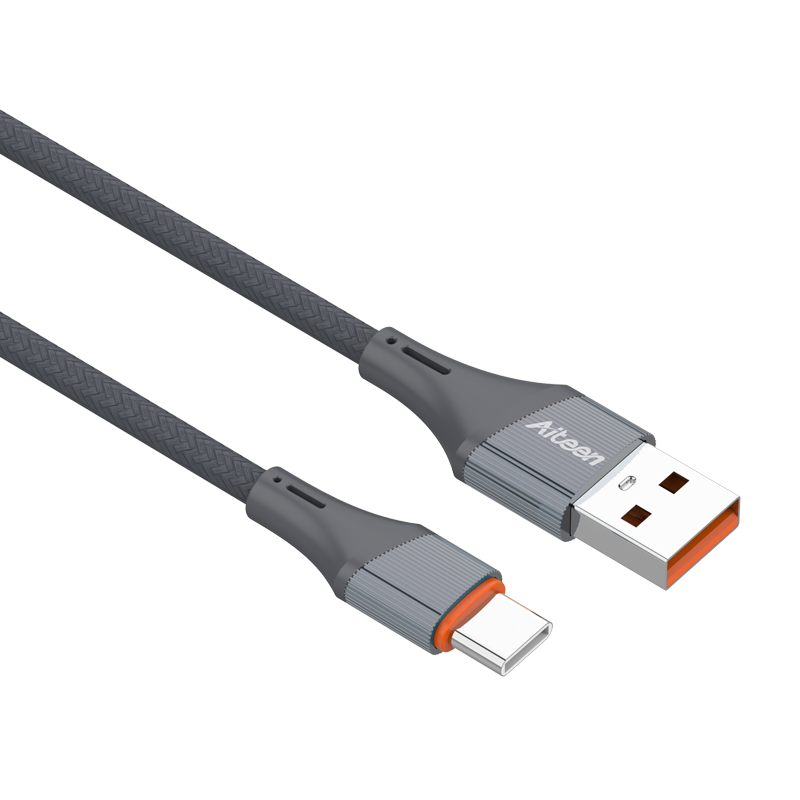 A14-CG Type-C Data Cable 1m 30W Fast Charging Grey Color